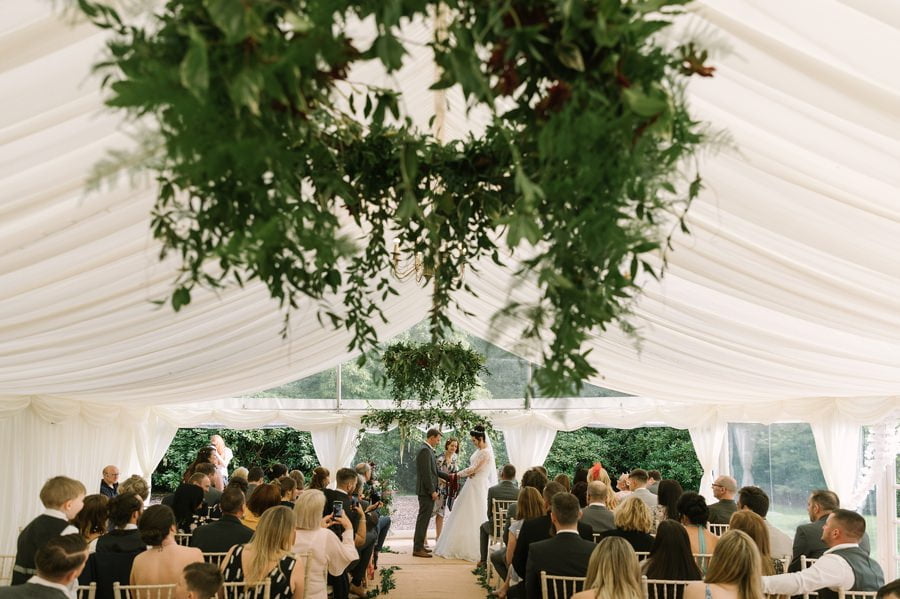 Tros yr afon wedding