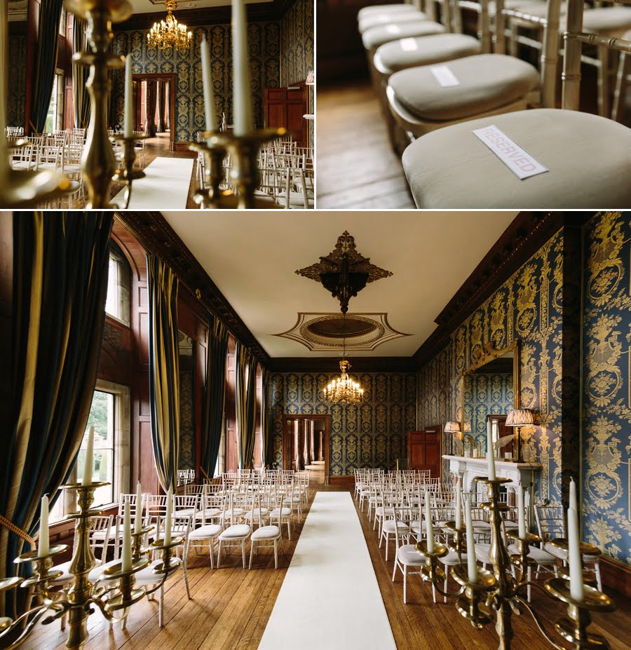 Soughton Hall wedding ceremony