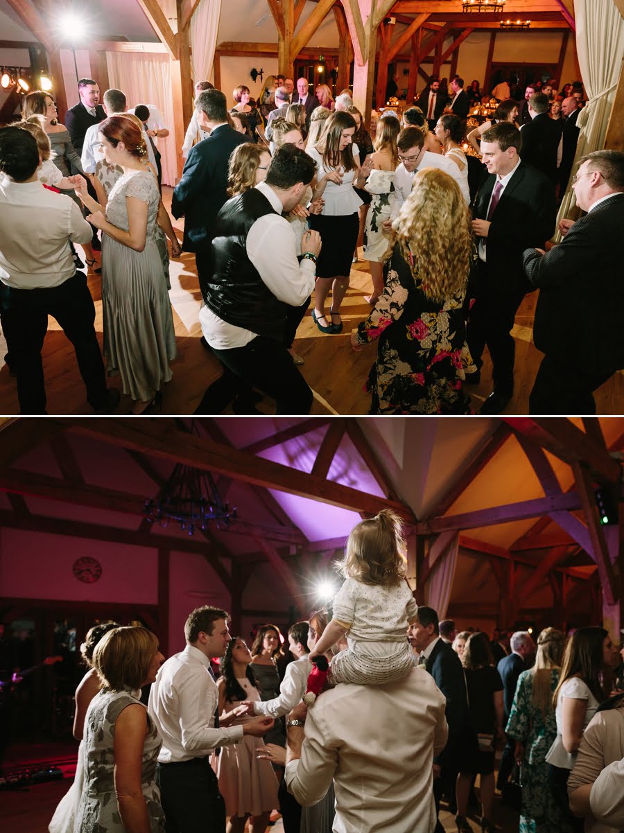 dancing at sandhole oak barn wedding 2
