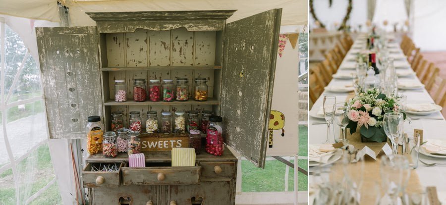 wedding at Hafod farm