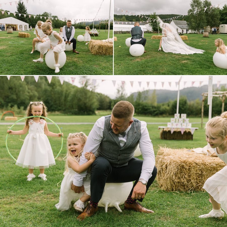 wedding at Hafod farm