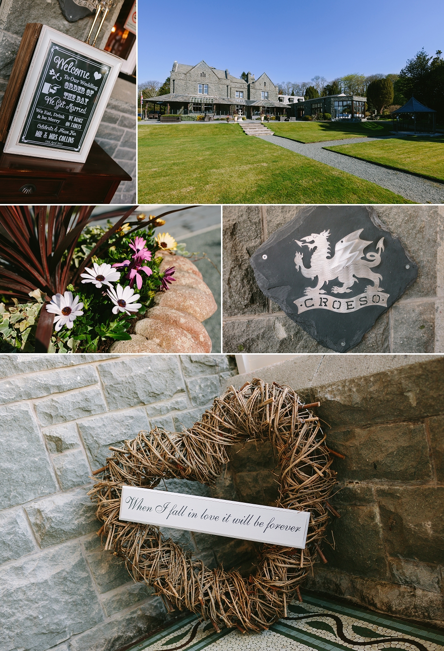 Bron Eifion wedding Collins (1)