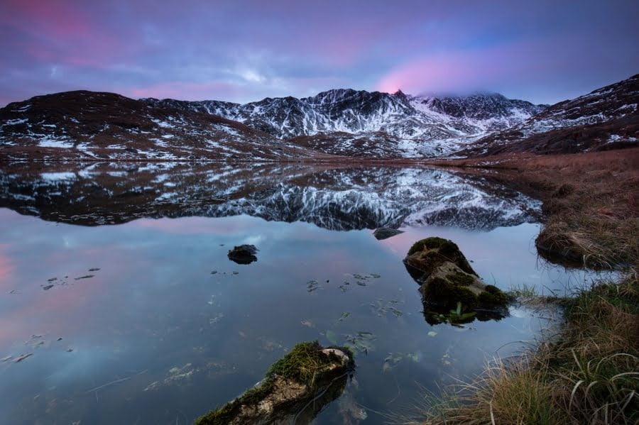 "Early morning chill on Llyn Teryrn"