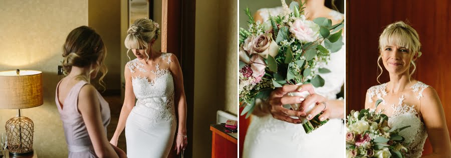 bridal portrait at Quay hotel and spa wedding