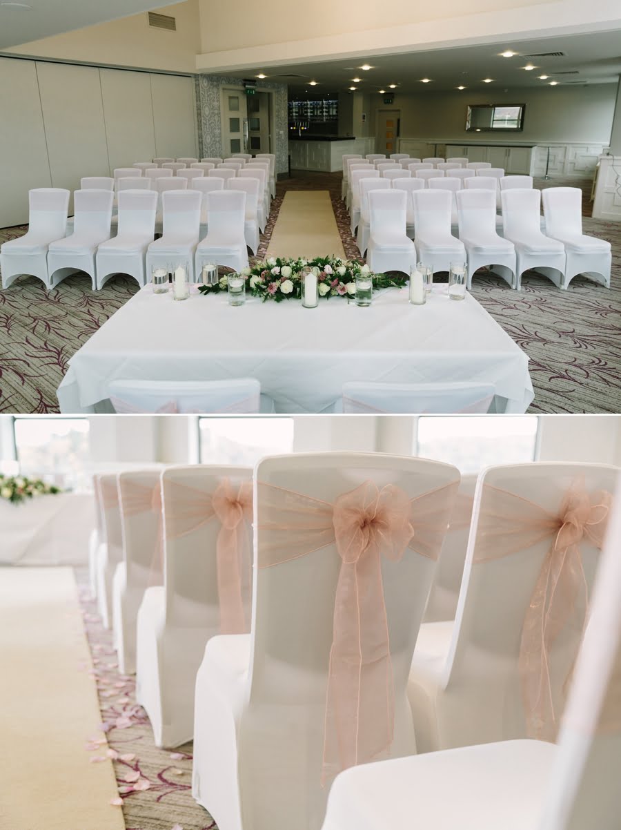 wedding ceremony at Quay hotel and spa wedding