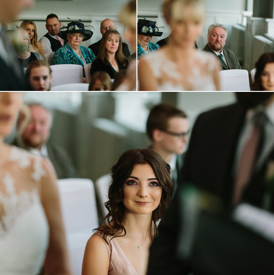 guests at Quay hotel and spa wedding