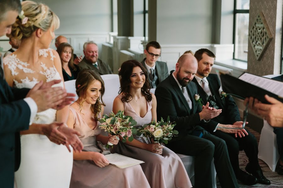 smiles at Quay hotel and spa wedding