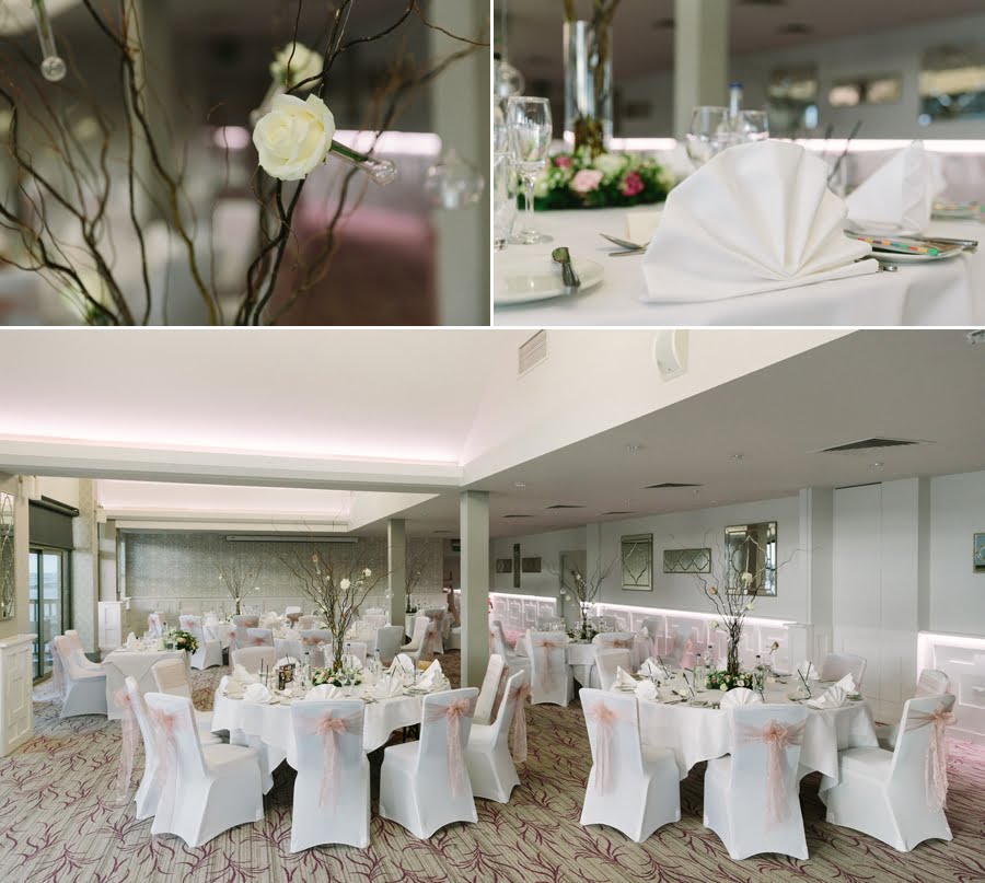wedding breakfast decorations at Quay hotel and spa wedding