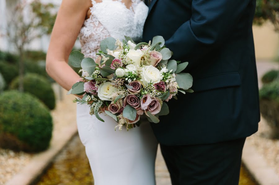 bridal bouquet detail shot at Quay hotel and spa wedding