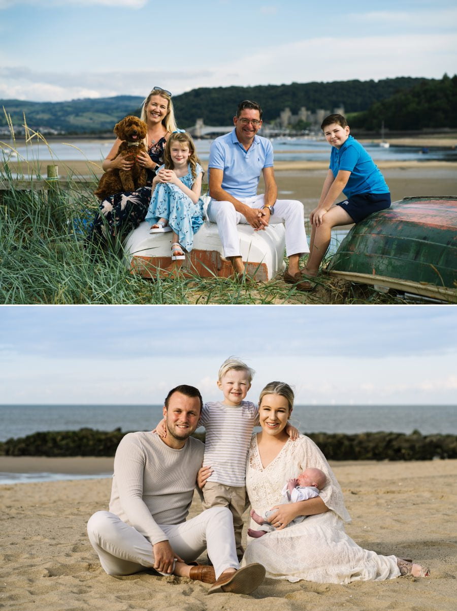 family portrait photographer in north wales