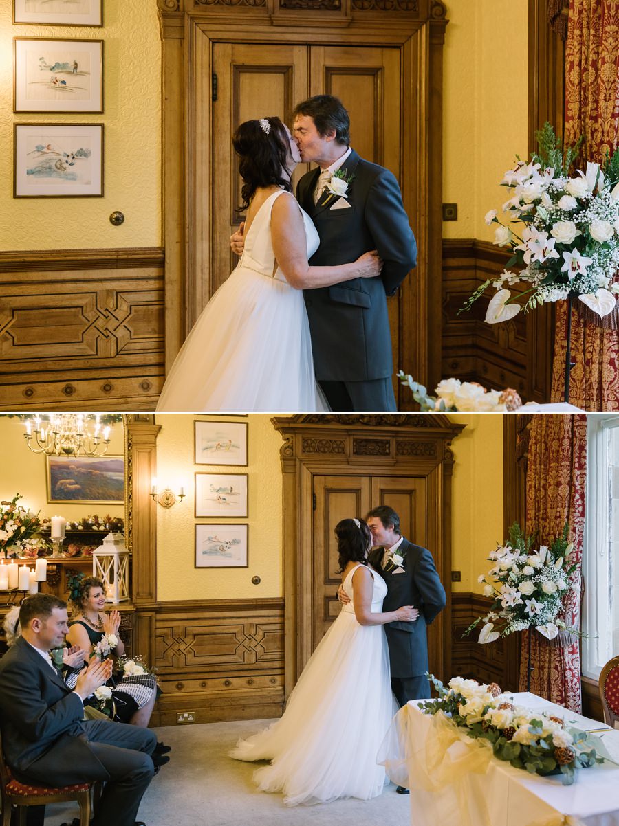 winter wedding at Palé Hall