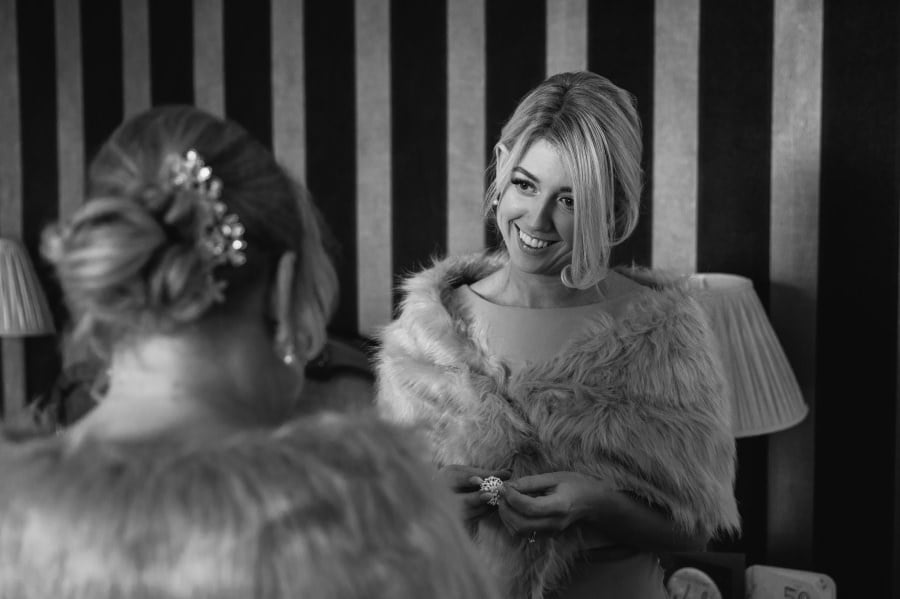 Winter wedding at Bron Eifion