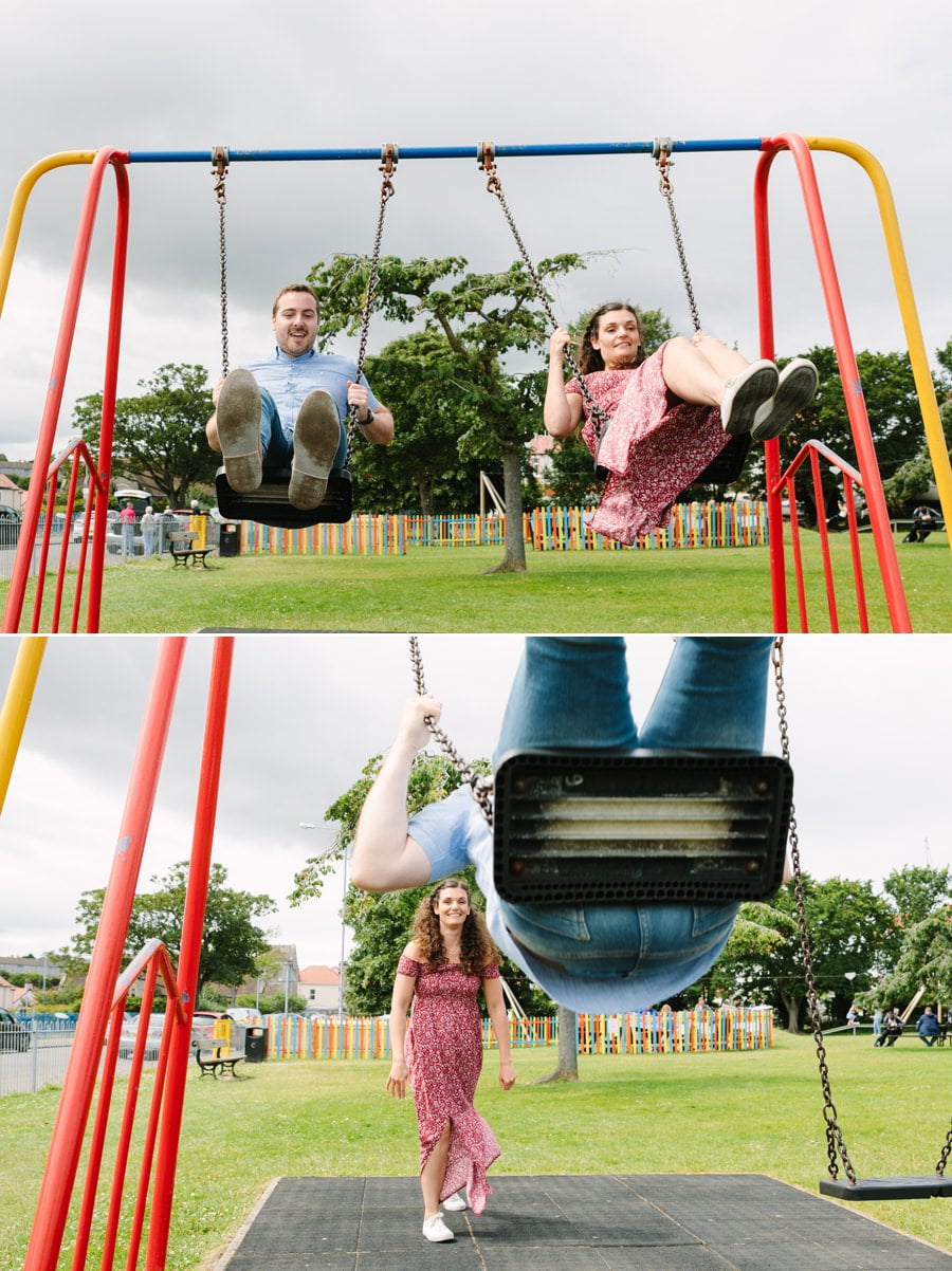 Engagement photography in Rhos on sea