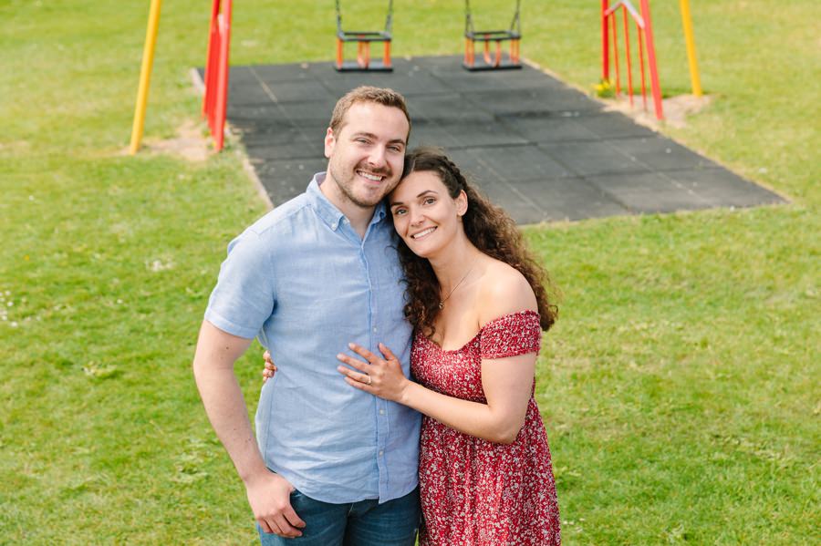 Engagement photography in Rhos on sea