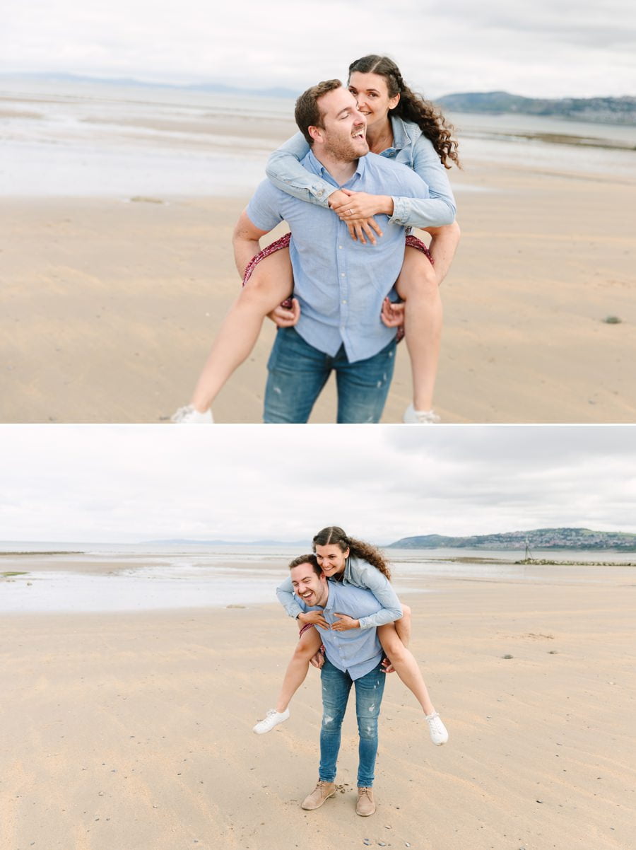 Engagement photography in Rhos on sea