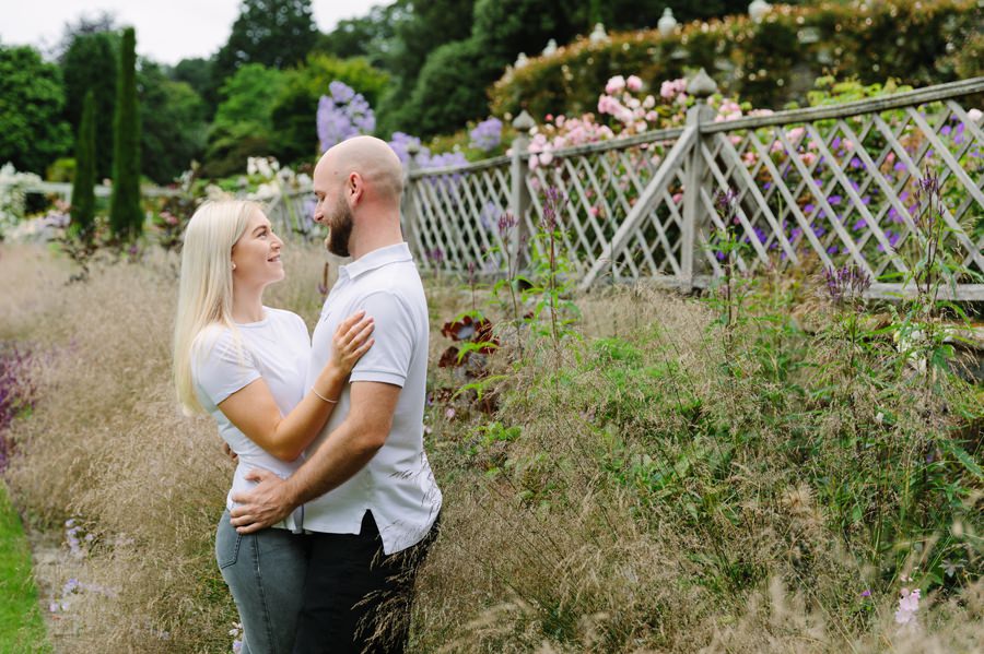 Bodnant gardens engagement photography