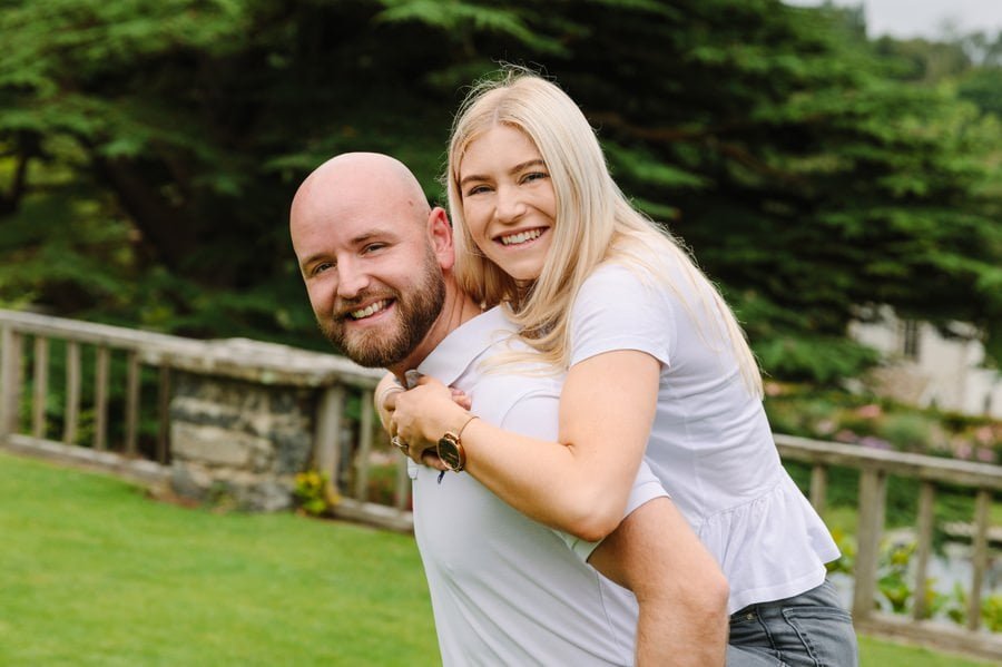 Bodnant gardens engagement photography