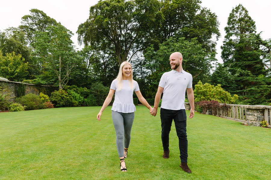 Bodnant gardens engagement photography