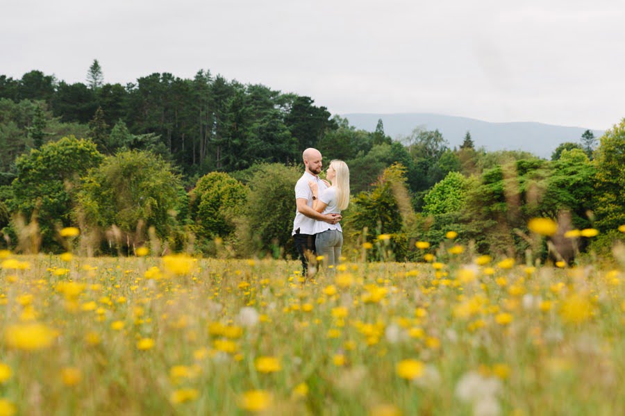 Bodnant gardens engagement photography