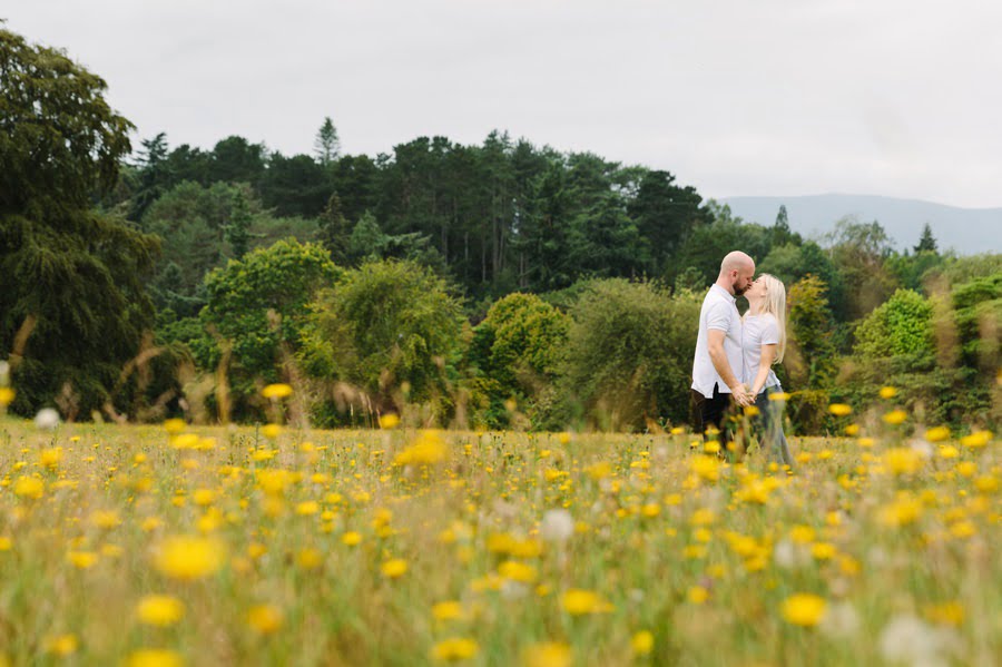 Bodnant gardens engagement photography