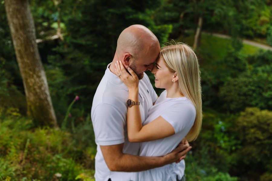Bodnant gardens engagement photography