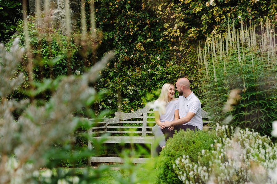 Bodnant gardens engagement photography