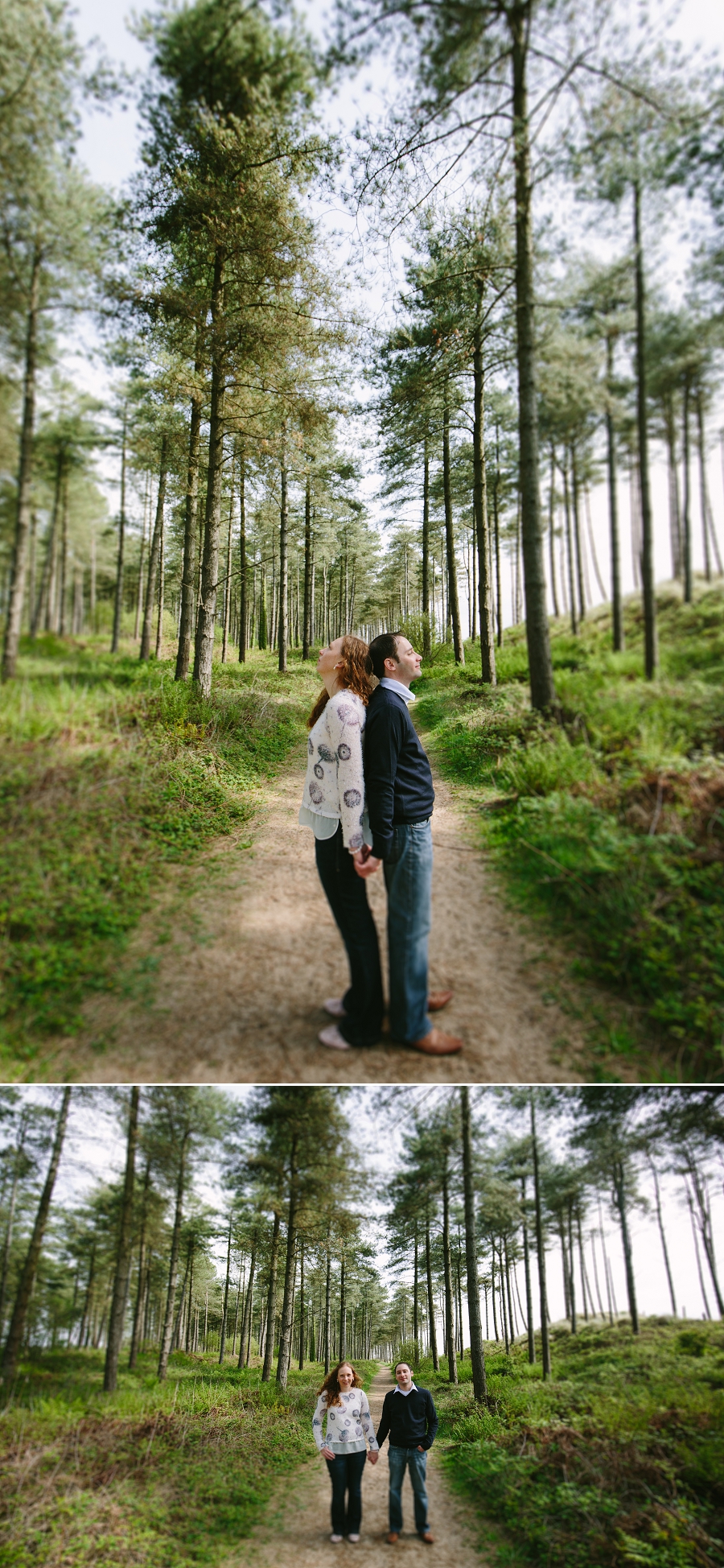portraits in Newborough forest
