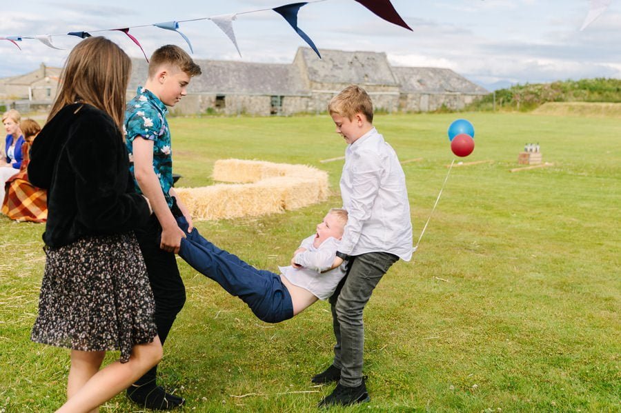Abersoch farm wedding