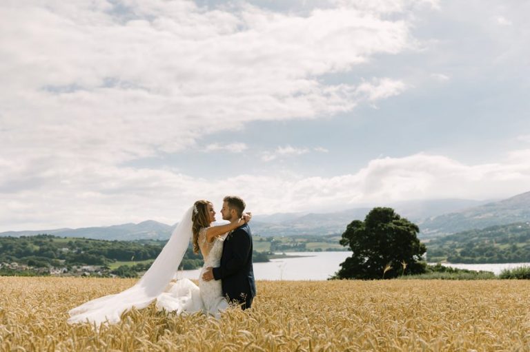 wedding at Bryn Eisteddfod