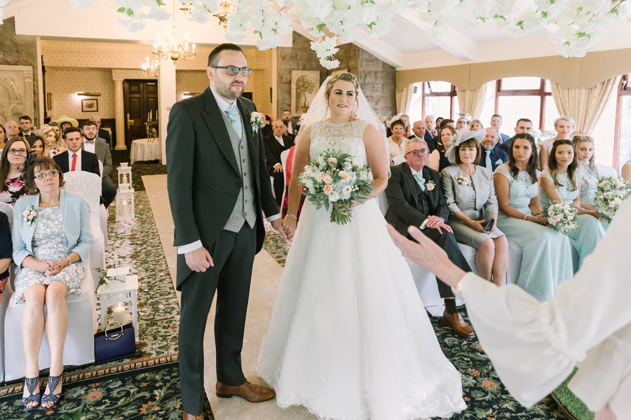 summer wedding at Tre Ysgawen Hall