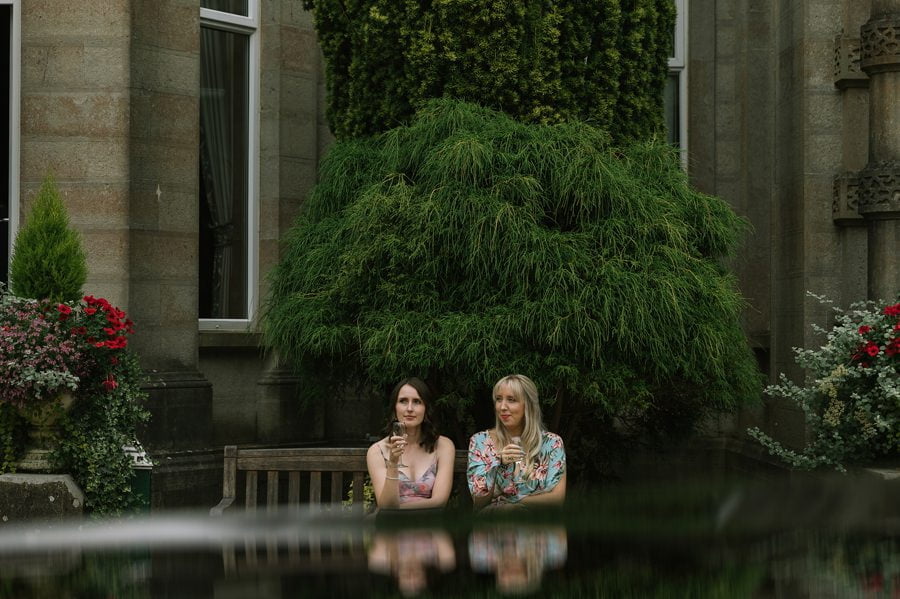 summer wedding at Tre Ysgawen Hall