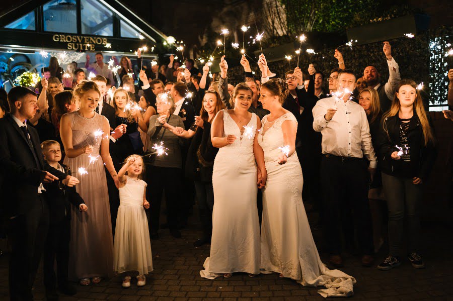 Grosvenor Pulford lesbian wedding