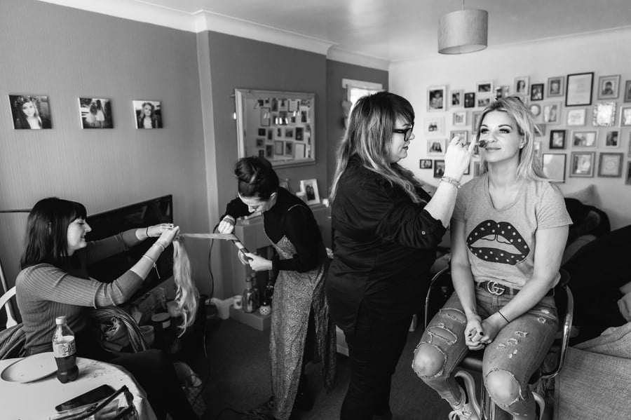 bridal shoot in Bodnant