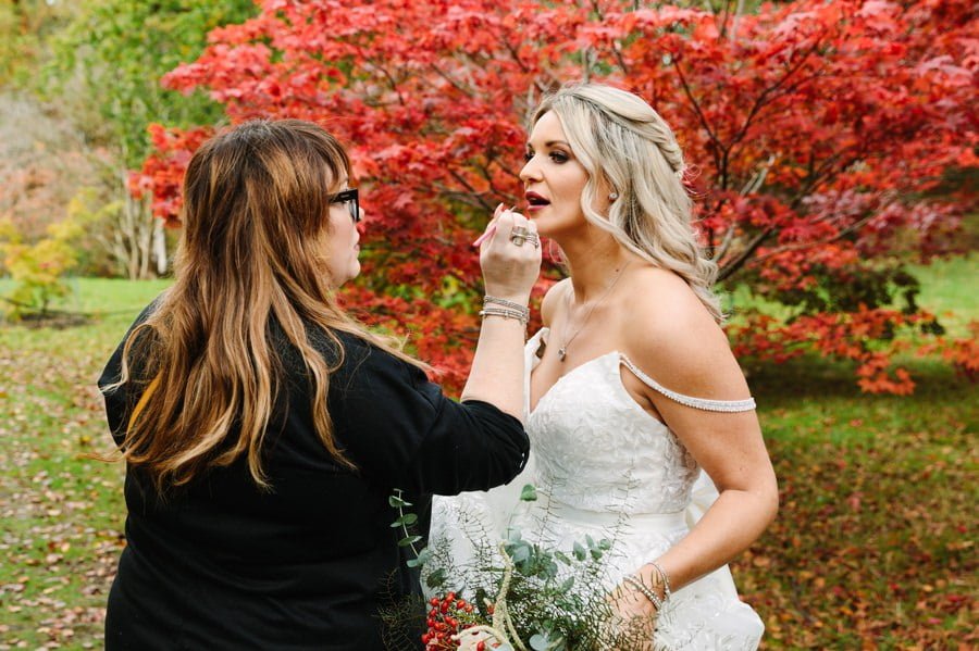 Bridal shoot in Bodnant garden