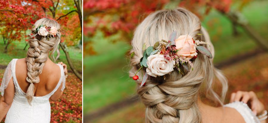 Bridal shoot in Bodnant garden