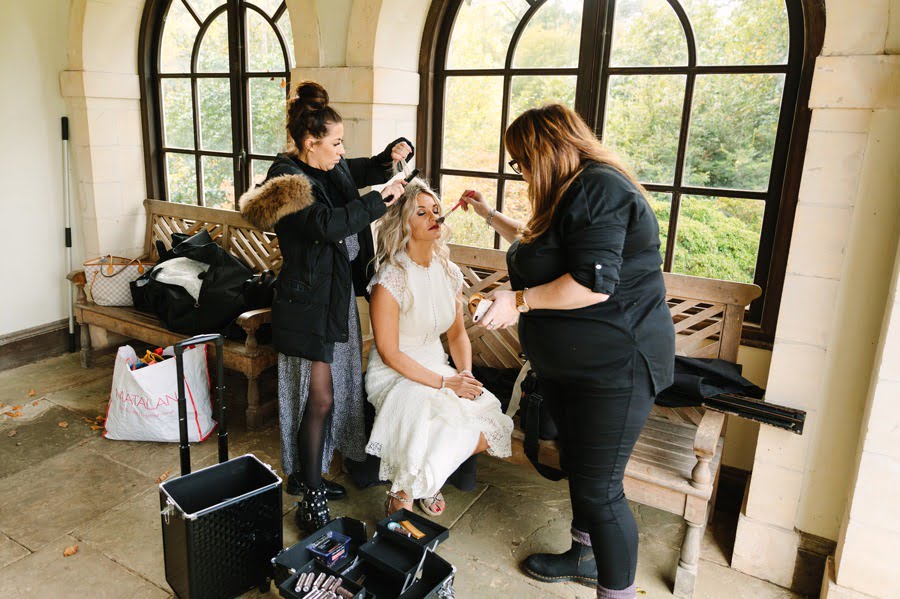 Bridal shoot in Bodnant garden