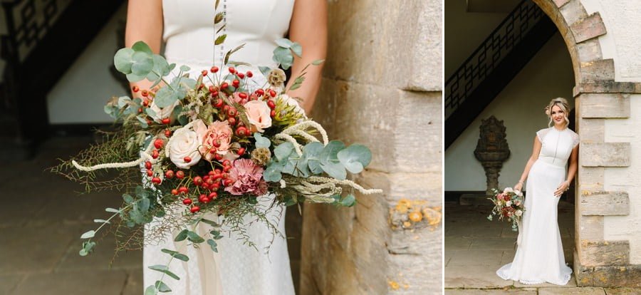 Bridal shoot in Bodnant garden