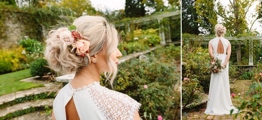 Bridal shoot in Bodnant garden