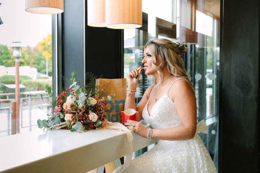 Bridal shoot in Bodnant garden