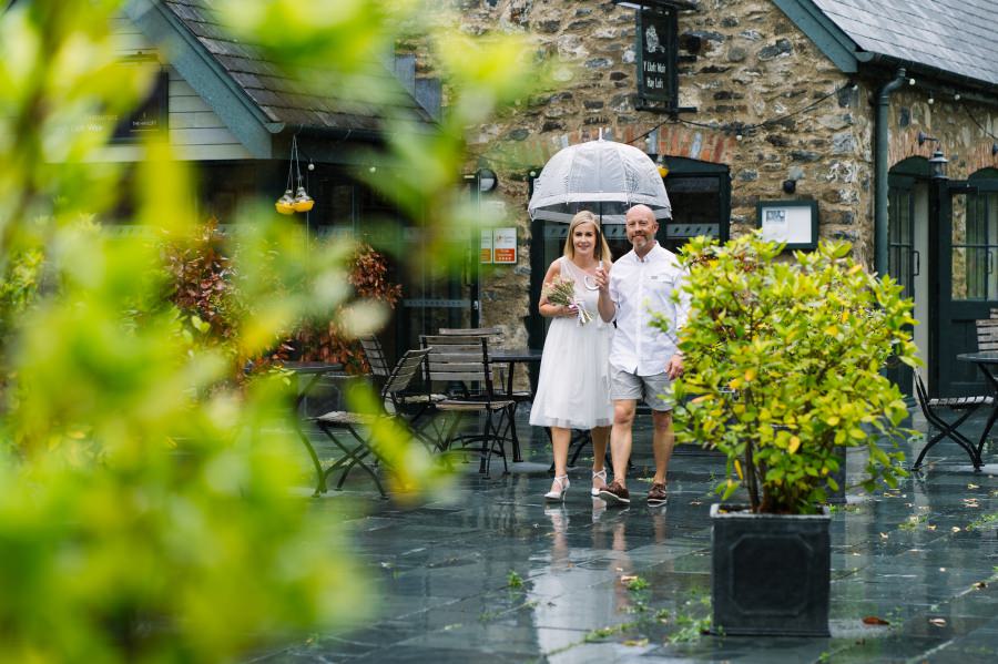 Vow renewal at Bodnant