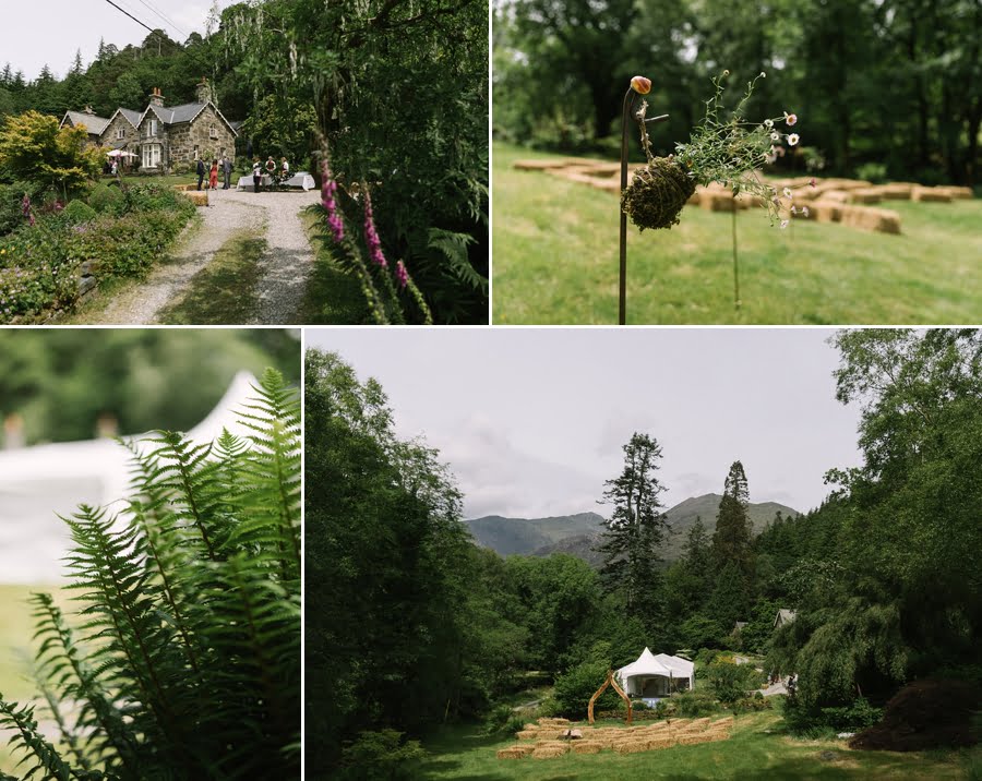 Snowdonia outdoor wedding