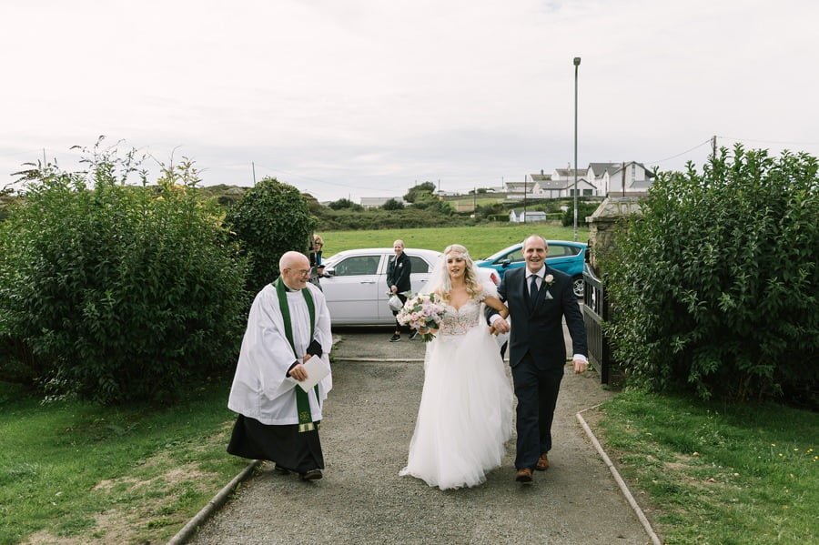 Treaddur Bay hotel wedding
