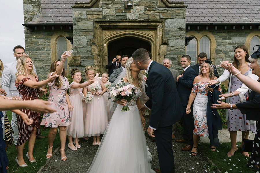 Treaddur Bay hotel wedding