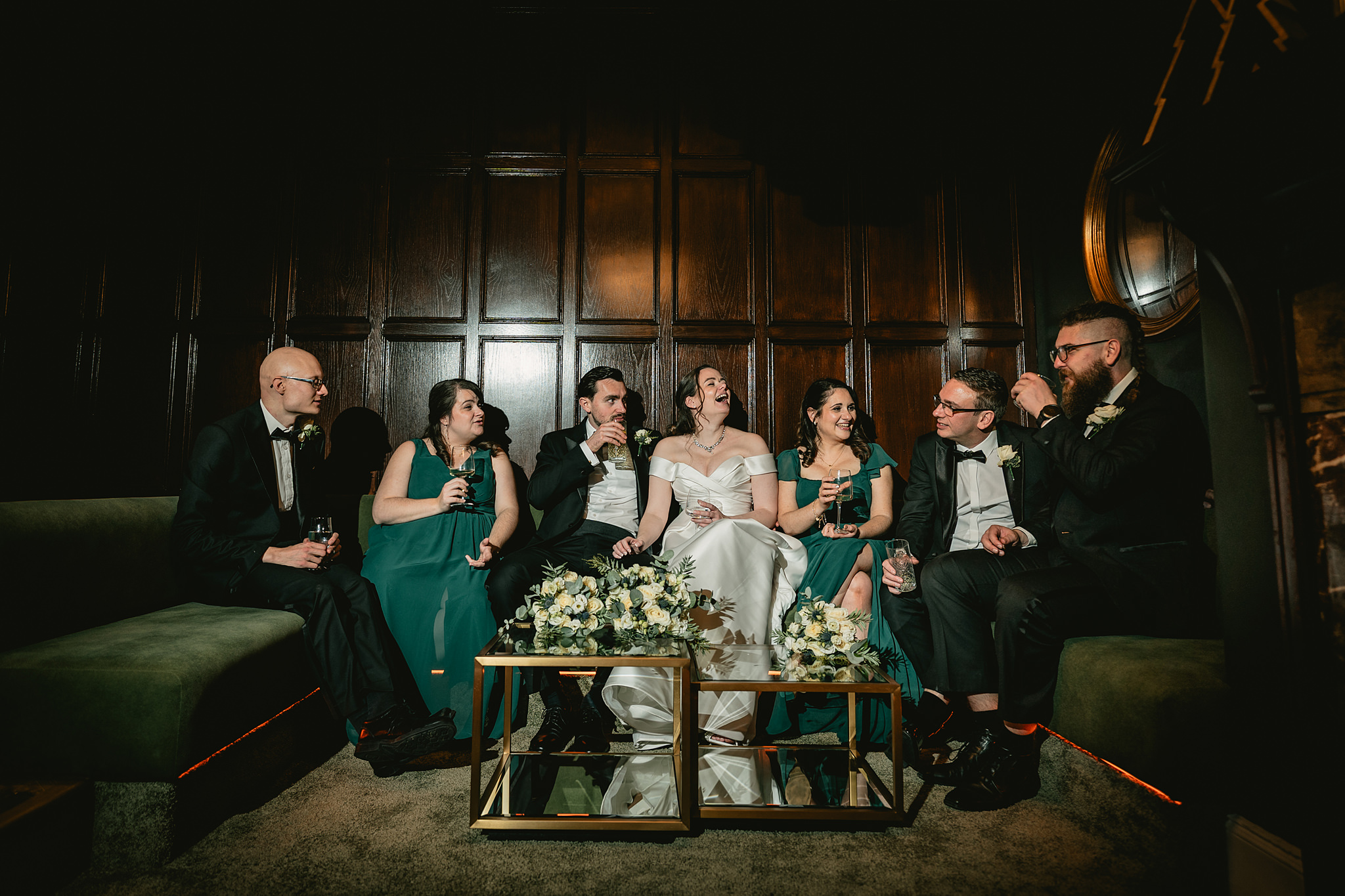 A New Year's Eve wedding at Caer Rhun Hall
