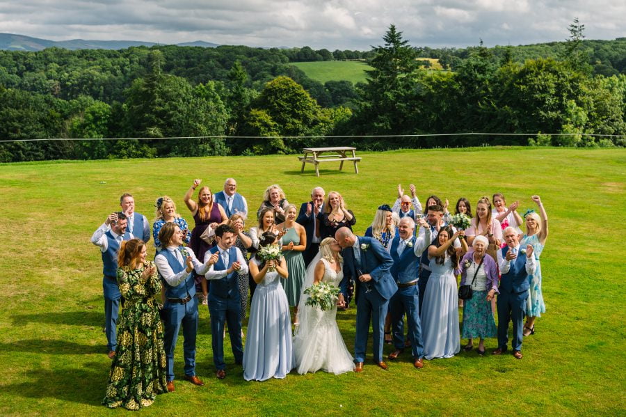 A wedding at Wigfair Hall
