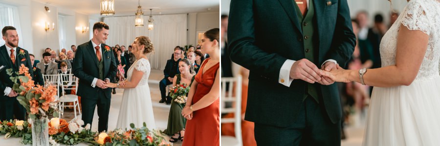 Autumn wedding at Plas Maenan