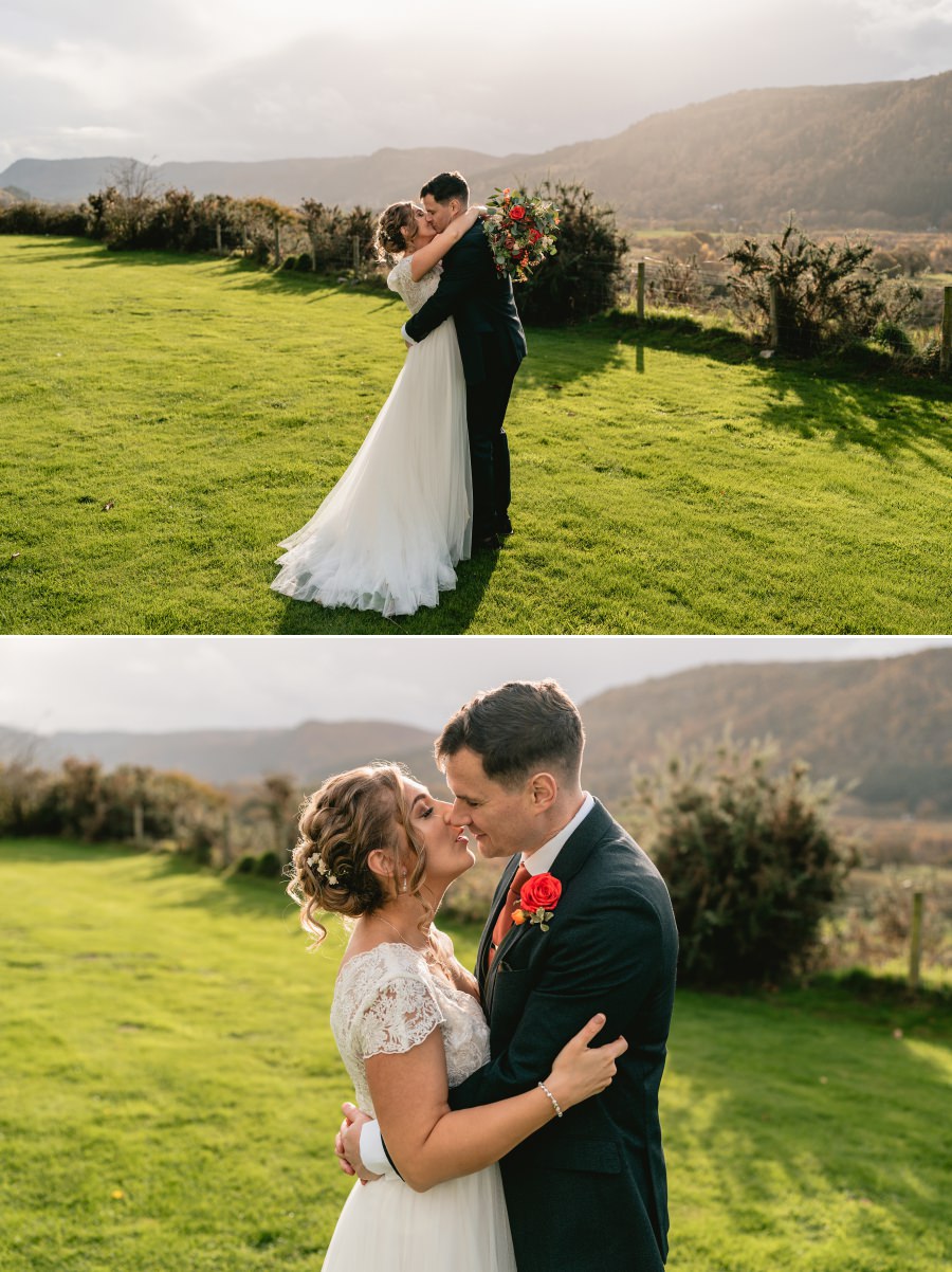 Autumn wedding at Plas Maenan