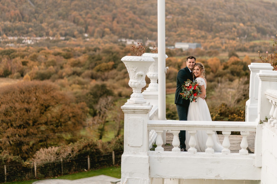 Autumn wedding at Plas Maenan
