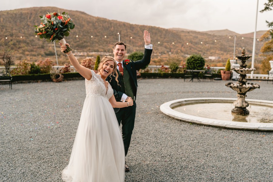 Autumn wedding at Plas Maenan