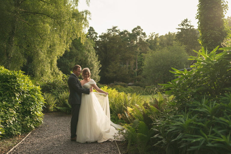 July wedding in Tyn Dwr hall